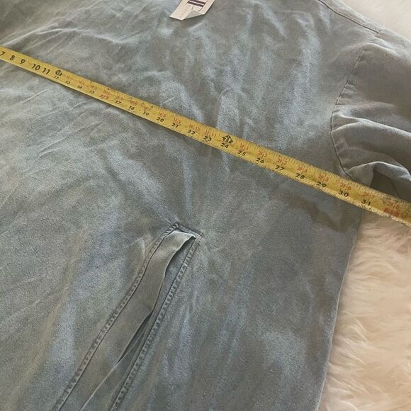 NWT Pretty Pieces oversized Denim long Dress size M. - Picture 10 of 12